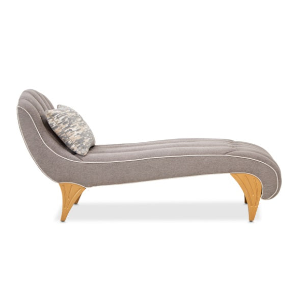 AICO Furniture St.Charles Chaise in Dove Gray - Furniture Land (Milwaukee, WI)