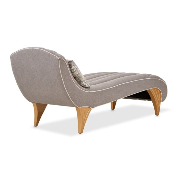 AICO Furniture St.Charles Chaise in Dove Gray - Furniture Land (Milwaukee, WI)