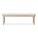 AICO Furniture St.Charles Accent Bench in Dove Gray - Furniture Land (Milwaukee, WI)