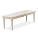 AICO Furniture St.Charles Accent Bench in Dove Gray - Furniture Land (Milwaukee, WI)