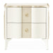 AICO Furniture La Marisia Nightstand in Creamy Pearl - Furniture Land (Milwaukee, WI)