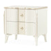 AICO Furniture La Marisia Nightstand in Creamy Pearl - Furniture Land (Milwaukee, WI)