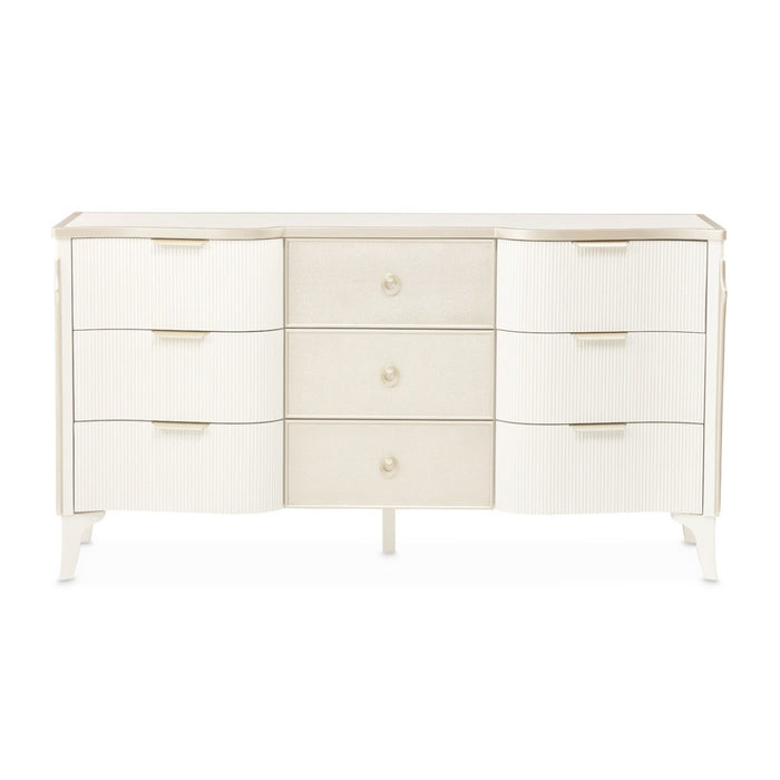 AICO Furniture La Marisia Dresser in Creamy Pearl - Furniture Land (Milwaukee, WI)