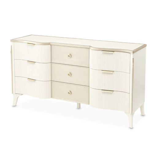 AICO Furniture La Marisia Dresser in Creamy Pearl - Furniture Land (Milwaukee, WI)