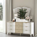 AICO Furniture La Marisia Dresser in Creamy Pearl - Furniture Land (Milwaukee, WI)
