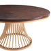 AICO Furniture Camellia Field Round Dining Table in Warm Pecan - Furniture Land (Milwaukee, WI)