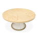 AICO Furniture Camellia Field Round Dining Table in Caramel - Furniture Land (Milwaukee, WI)