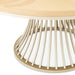 AICO Furniture Camellia Field Round Dining Table in Caramel - Furniture Land (Milwaukee, WI)