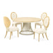 AICO Furniture Camellia Field Round Dining Table in Caramel - Furniture Land (Milwaukee, WI)