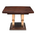 AICO Furniture Camellia Field Rectangular Pedestal Dining Table in Warm Pecan - Furniture Land (Milwaukee, WI)