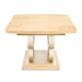 AICO Furniture Camellia Field Rectangular Pedestal Dining Table in Caramel - Furniture Land (Milwaukee, WI)