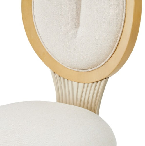 AICO Furniture Camellia Field Side Chair (Set of 2) in Caramel - Furniture Land (Milwaukee, WI)