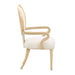 AICO Furniture Camellia Field Arm Chair (Set of 2) in Caramel - Furniture Land (Milwaukee, WI)