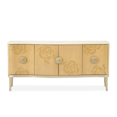 AICO Furniture Camellia Field Sideboard in Caramel - Furniture Land (Milwaukee, WI)