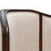 AICO Furniture Camellia Field Queen Upholstered Panel Bed in Warm Pecan - Furniture Land (Milwaukee, WI)