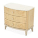 AICO Furniture Camellia Field Nightstand in Caramel - Furniture Land (Milwaukee, WI)