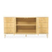 AICO Furniture Camellia Field Dresser in Caramel - Furniture Land (Milwaukee, WI)