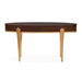 AICO Furniture Camellia Field Vanity Desk in Warm Pecan - Furniture Land (Milwaukee, WI)