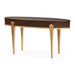AICO Furniture Camellia Field Vanity Desk in Warm Pecan - Furniture Land (Milwaukee, WI)