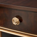 AICO Furniture Camellia Field Vanity Desk in Warm Pecan - Furniture Land (Milwaukee, WI)