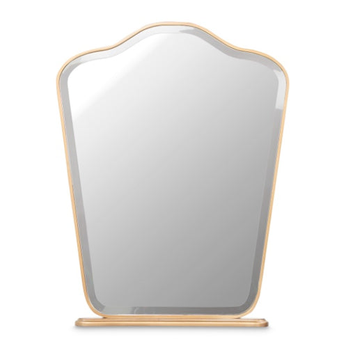AICO Furniture Camellia Field Vanity Mirror in Warm Pecan - Furniture Land (Milwaukee, WI)