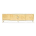 AICO Furniture Camellia Field Media Cabinet in Caramel - Furniture Land (Milwaukee, WI)