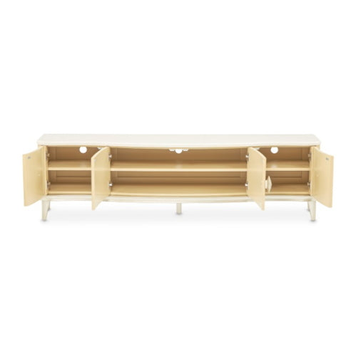 AICO Furniture Camellia Field Media Cabinet in Caramel - Furniture Land (Milwaukee, WI)