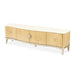 AICO Furniture Camellia Field Media Cabinet in Caramel - Furniture Land (Milwaukee, WI)