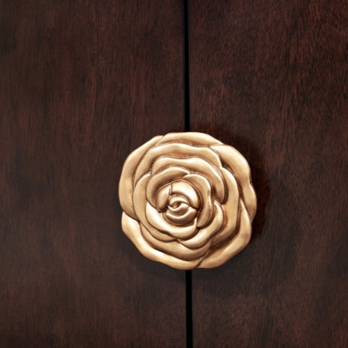 AICO Furniture Camellia Field Media Cabinet in Warm Pecan - Furniture Land (Milwaukee, WI)