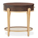 AICO Furniture Camellia Field End Table in Warm Pecan - Furniture Land (Milwaukee, WI)