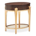 AICO Furniture Camellia Field End Table in Warm Pecan - Furniture Land (Milwaukee, WI)