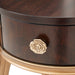 AICO Furniture Camellia Field End Table in Warm Pecan - Furniture Land (Milwaukee, WI)