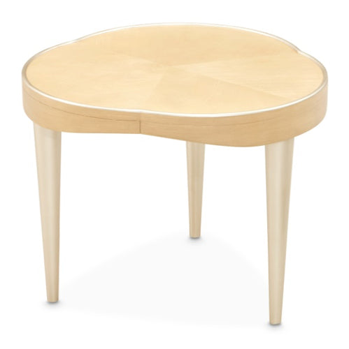 AICO Furniture Camellia Field End Table in Caramel - Furniture Land (Milwaukee, WI)