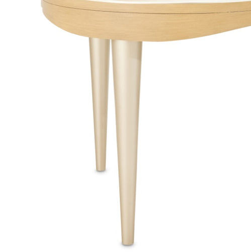 AICO Furniture Camellia Field End Table in Caramel - Furniture Land (Milwaukee, WI)