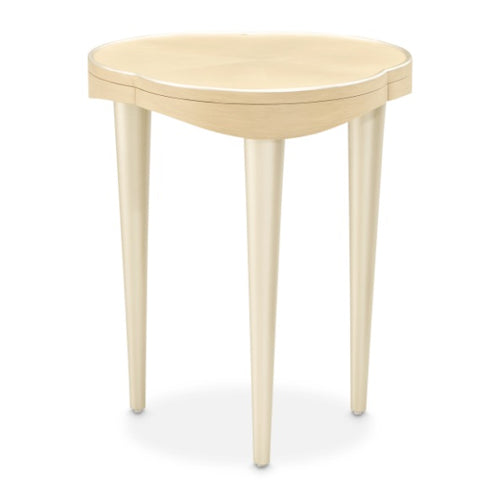 AICO Furniture Camellia Field Chairside Table in Caramel - Furniture Land (Milwaukee, WI)