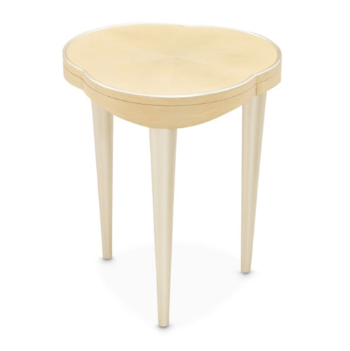 AICO Furniture Camellia Field Chairside Table in Caramel - Furniture Land (Milwaukee, WI)