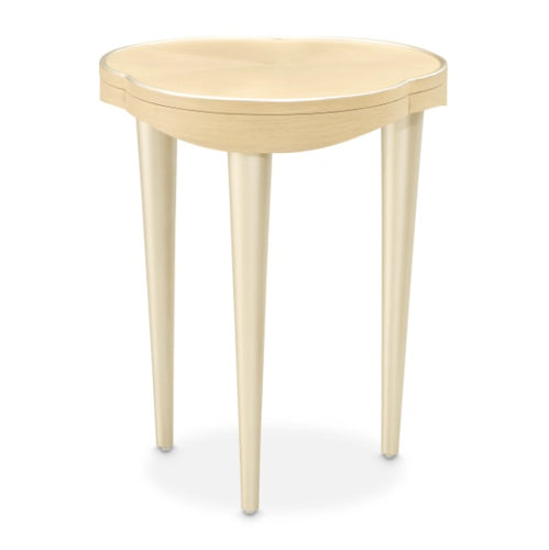 AICO Furniture Camellia Field Chairside Table in Caramel - Furniture Land (Milwaukee, WI)