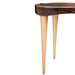 AICO Furniture Camellia Field Chairside Table in Warm Pecan - Furniture Land (Milwaukee, WI)