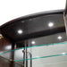 AICO Furniture Camellia Field Display Cabinet in Warm Pecan - Furniture Land (Milwaukee, WI)