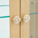 AICO Furniture Camellia Field Display Cabinet in Caramel - Furniture Land (Milwaukee, WI)