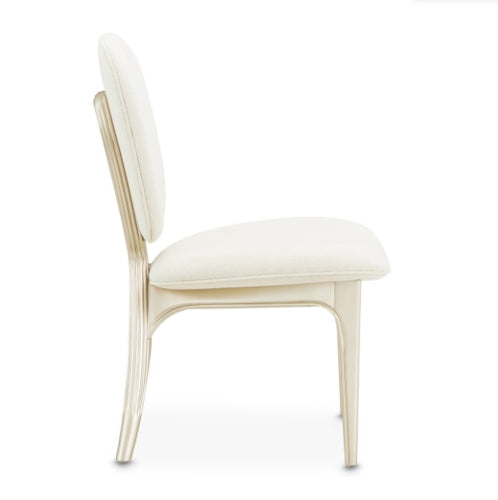 AICO Furniture Camellia Field Vanity Chair in Caramel - Furniture Land (Milwaukee, WI)