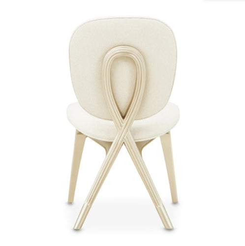 AICO Furniture Camellia Field Vanity Chair in Caramel - Furniture Land (Milwaukee, WI)