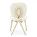 AICO Furniture Camellia Field Vanity Chair in Caramel - Furniture Land (Milwaukee, WI)