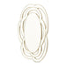 AICO Furniture Camellia Field Wall Mirror in Warm Pecan - Furniture Land (Milwaukee, WI)