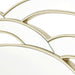 AICO Furniture Camellia Field Wall Mirror in Warm Pecan - Furniture Land (Milwaukee, WI)