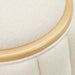 AICO Furniture Camellia Field Round Bench in Caramel - Furniture Land (Milwaukee, WI)