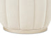 AICO Furniture Camellia Field Round Bench in Caramel - Furniture Land (Milwaukee, WI)