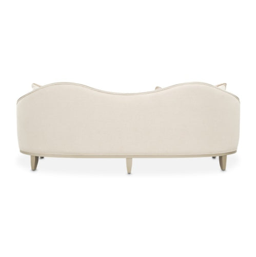 AICO Furniture Camellia Field Sofa Cornsilk in Caramel - Furniture Land (Milwaukee, WI)