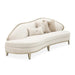 AICO Furniture Camellia Field Asymmetrical Sofa in Caramel - Furniture Land (Milwaukee, WI)