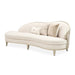 AICO Furniture Camellia Field Asymmetrical Sofa in Caramel - Furniture Land (Milwaukee, WI)